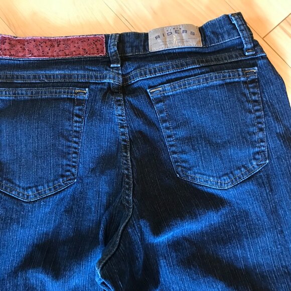 Boho Patch Jeans, Size 12: Upcycled Distressed Hippie Pants, Artisan Patchwork - Picture 8 of 12